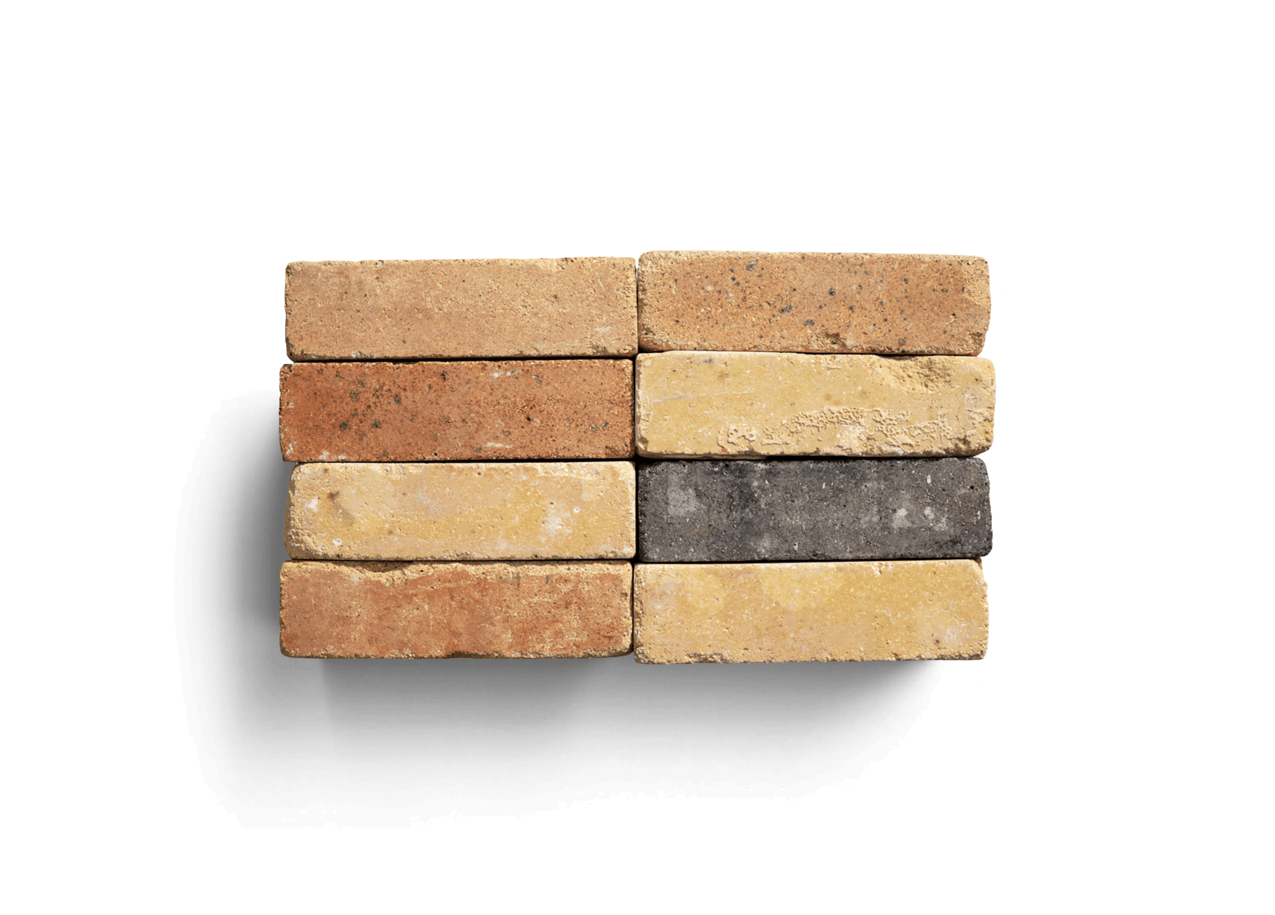 Stacked Reclaimed Fire Brick bricks