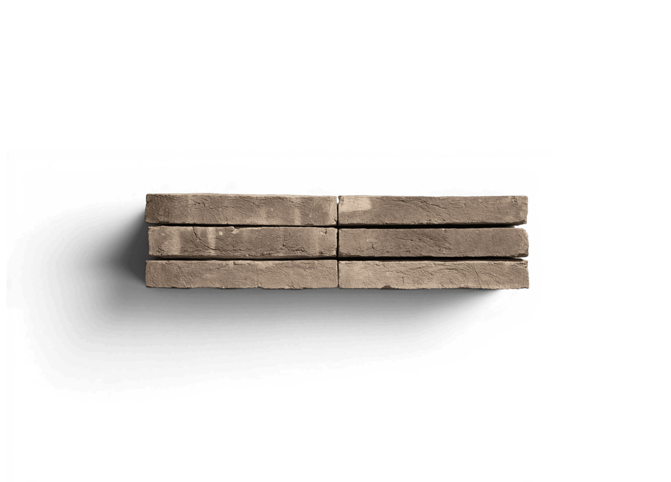 Stacked Roman Grey bricks