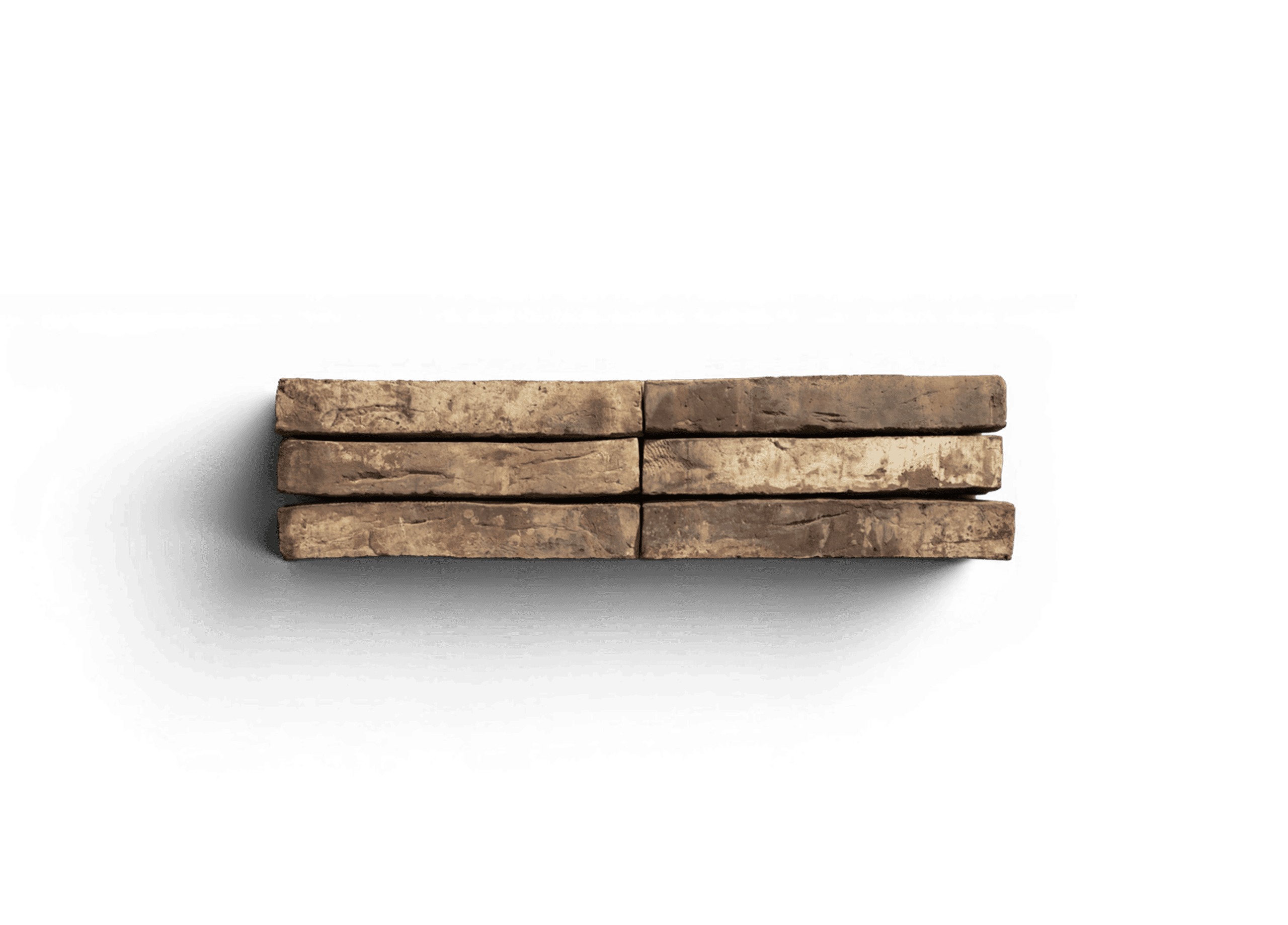 Stacked Roman Ochre bricks