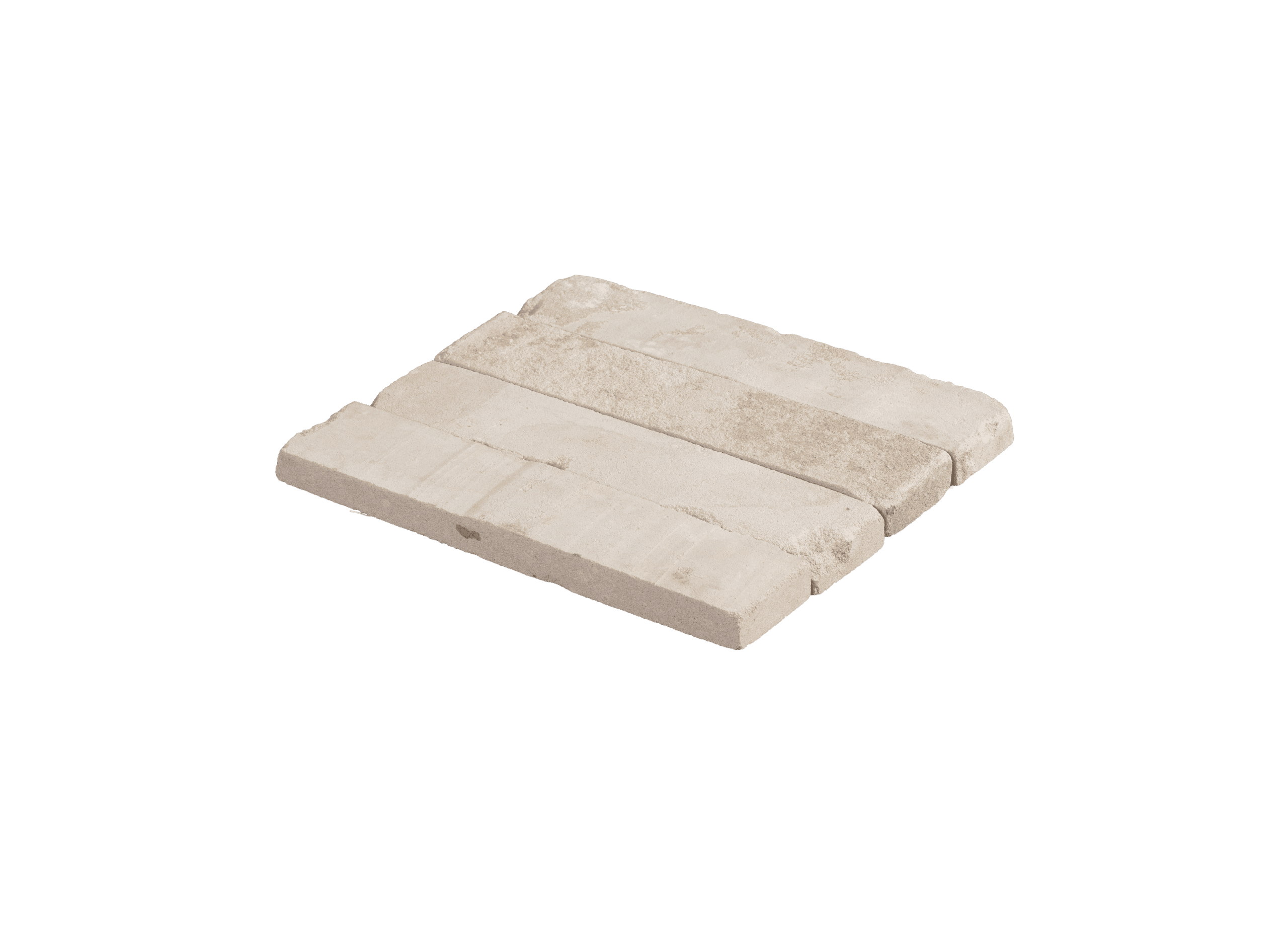 Stacked brick tiles