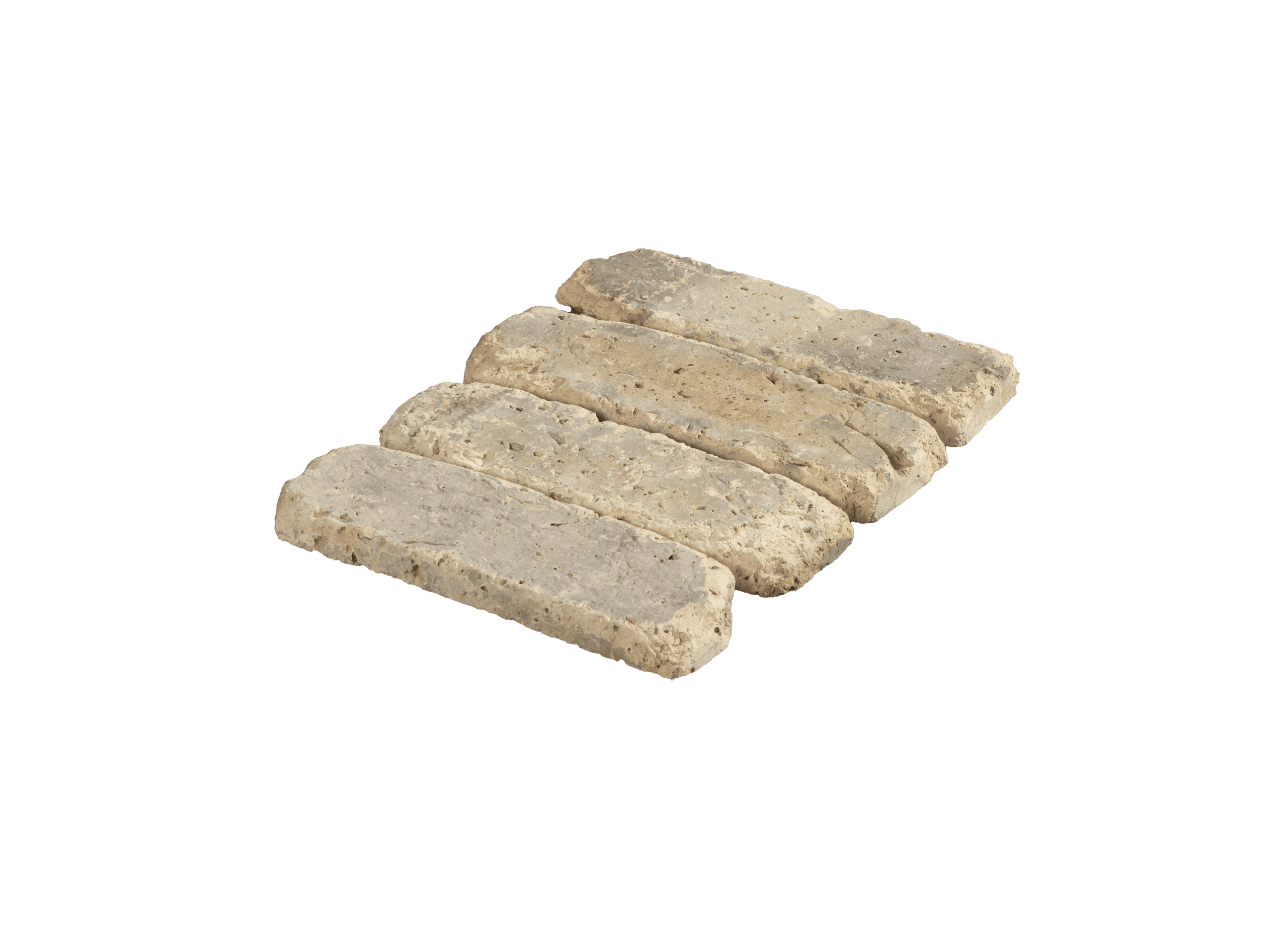 Stacked brick tiles
