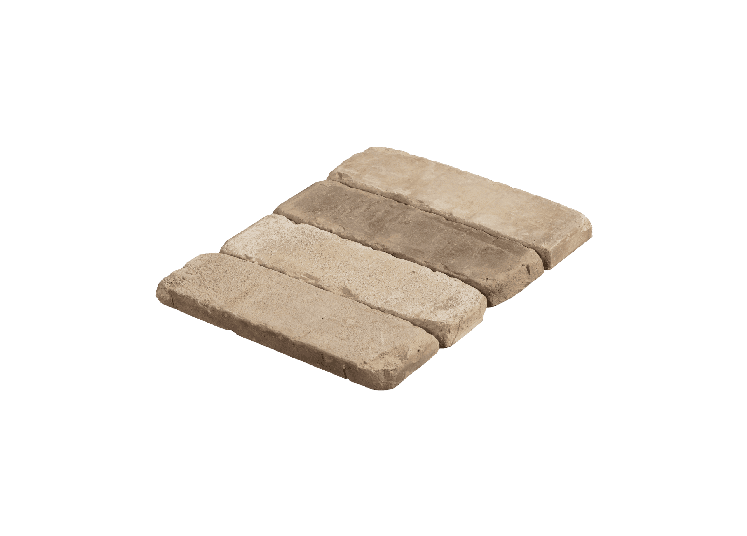Stacked brick tiles