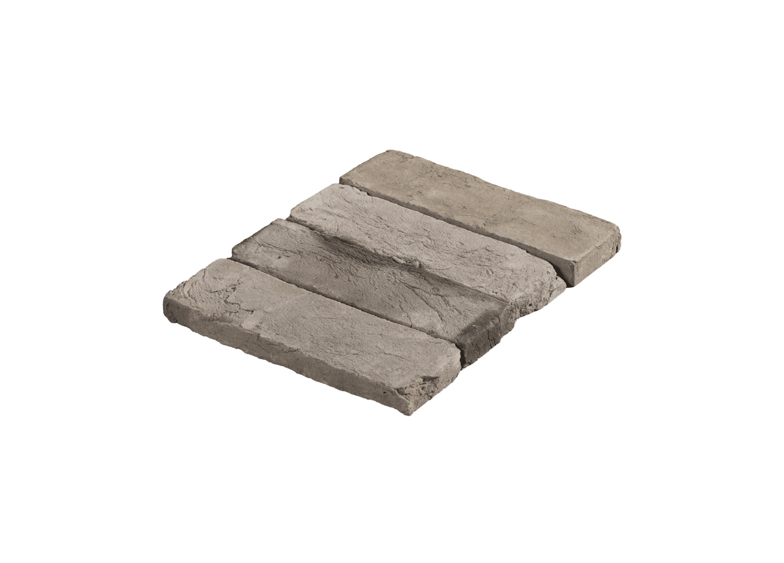 Stacked brick tiles