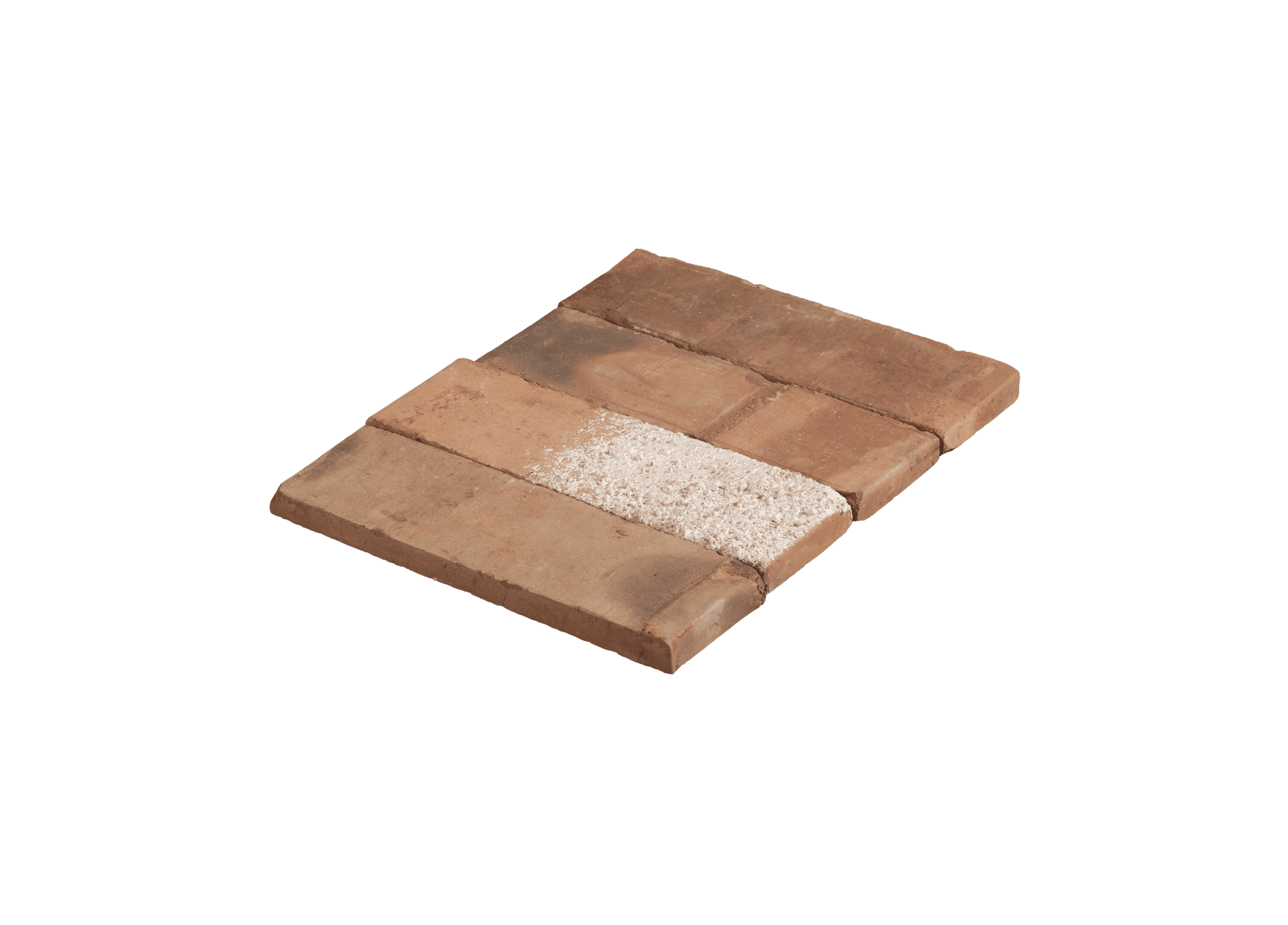 Stacked brick tiles