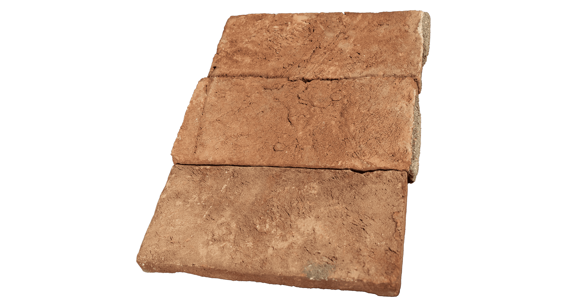 Stacked King Sized Cottage Reds bricks