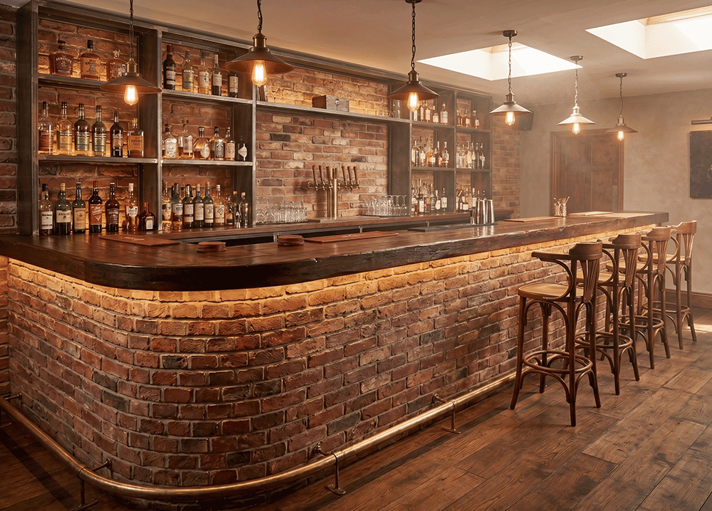 Ochre Bar Sm brick tiles