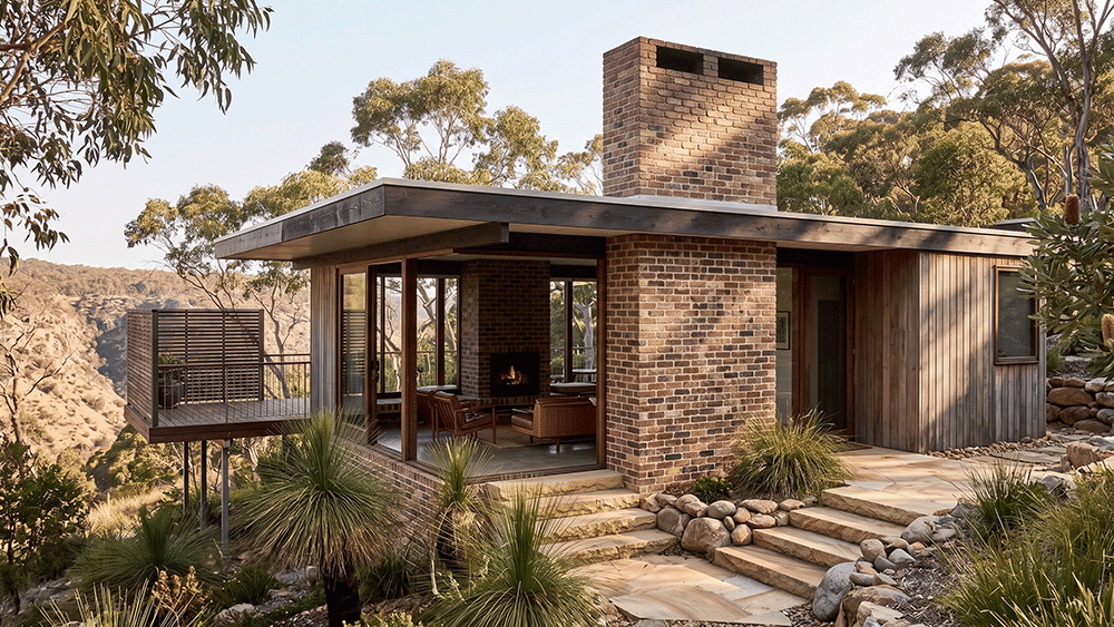 Ochre Clamp Blue Mountains bricks