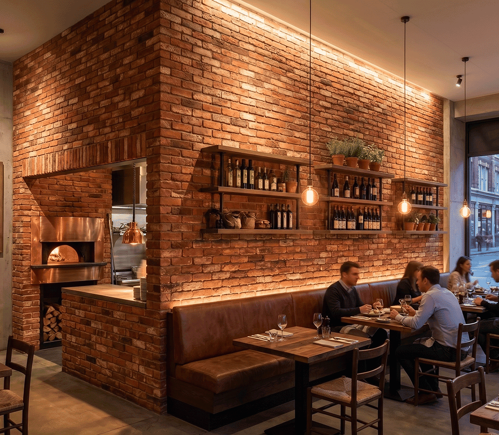 Reclamation Heritage Red Pizza Rest Sm brick tiles